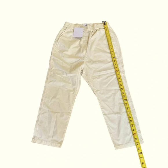Pistola Bone Lainey Pants Cropped High Rise Pull on Cotton Sz S NWT - Picture 4 of 11